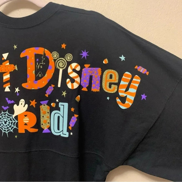 Disney Halloween Spirit Jersey Long Sleeve Top Size XS NWT New - Picture 7 of 10